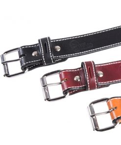 Flagrant Beard Articulated Leather Belts – 1 1/2″ in Black | Flagrant Beard
