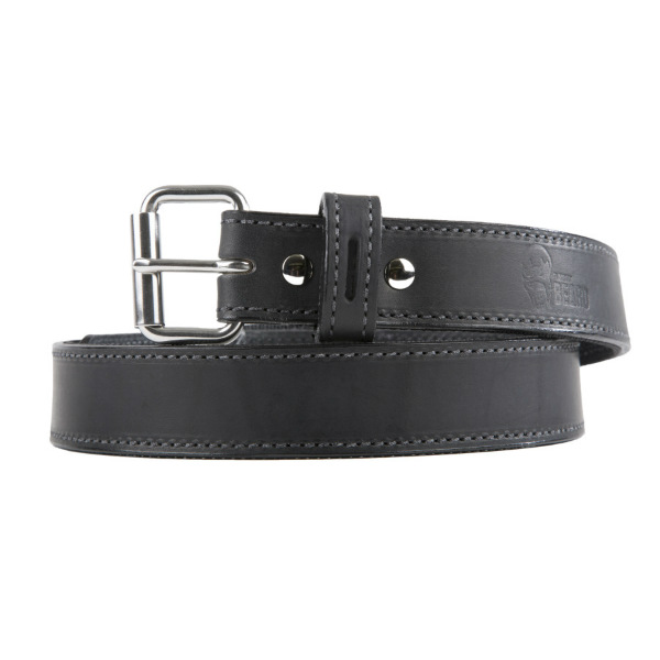 Flagrant Beard Balistic Belt 42" Overall Black 9/10oz Leather Articulated Curve 